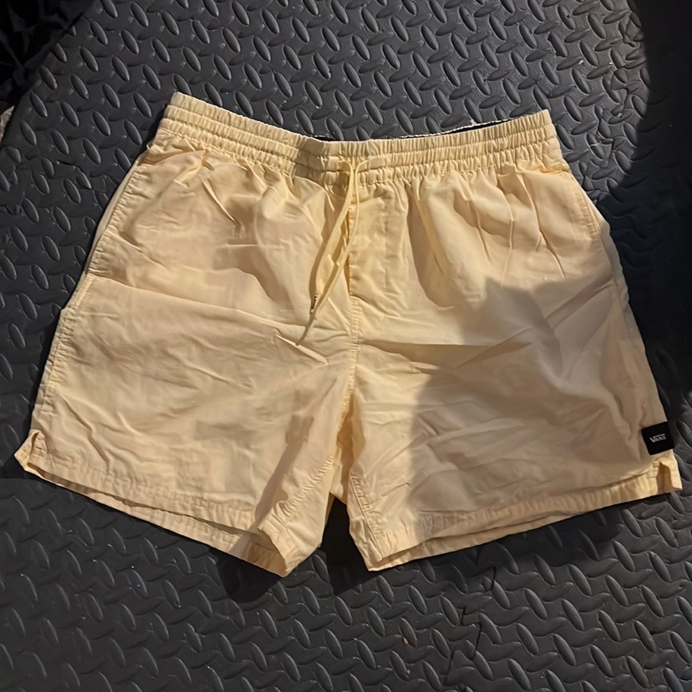 Yellow Vans XL Shorts. Never Worn